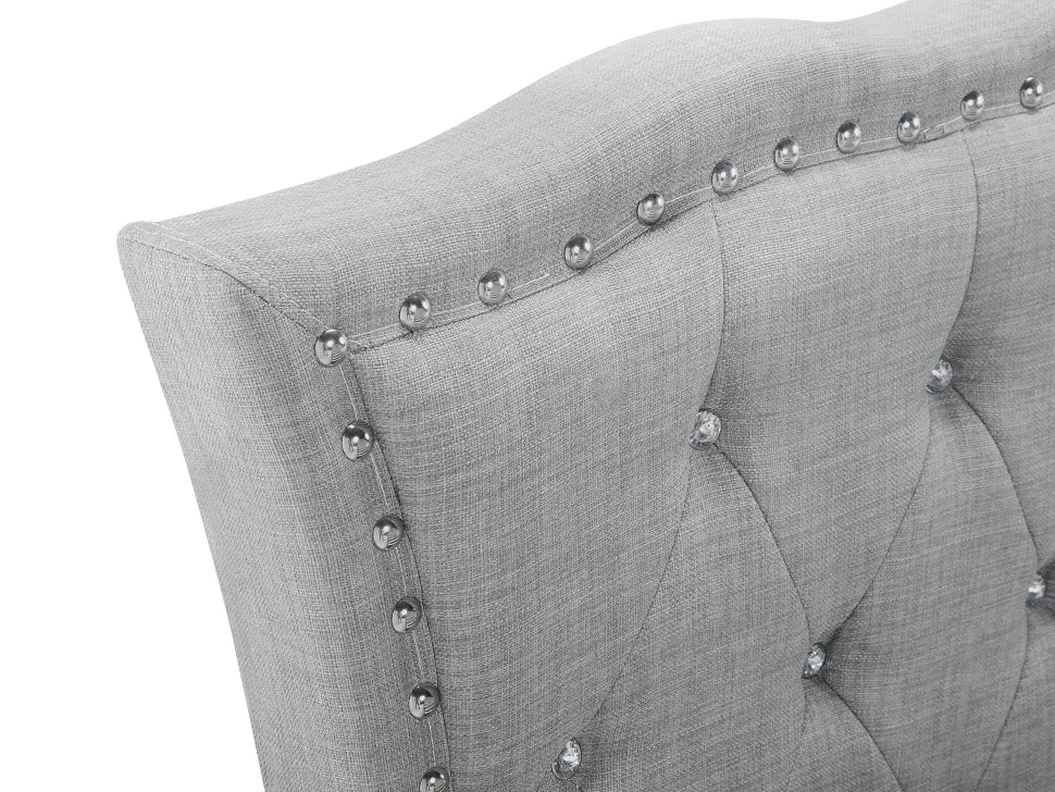 Beliani Sanky Kangas Vaaleanharmaa 90 X 200 Cm Metz Fashion