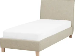 Beliani Sanky Kangas Vaaleanharmaa 90 X 200 Cm Sennez Cheap