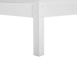 Beliani Sanky Manty Valkoinen 90 X 200 Cm Vannes Cheap