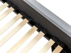 Beliani Sanky Sametti Harmaa 90 X 200 Cm Metz Fashion