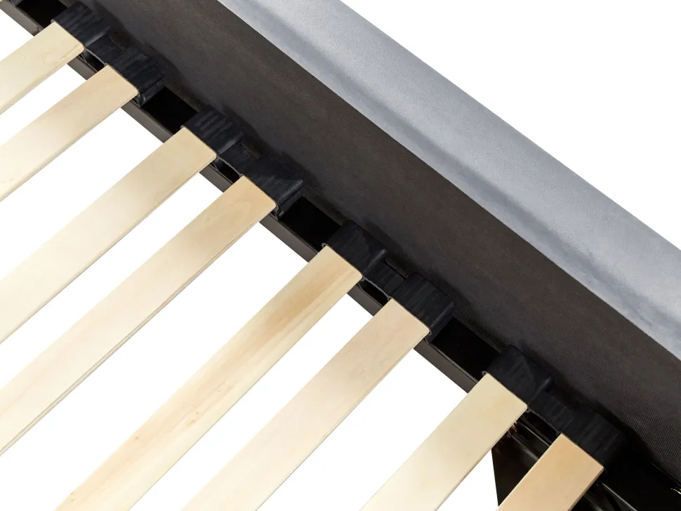 Beliani Sanky Sametti Harmaa 90 X 200 Cm Metz Fashion