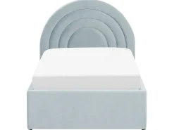 Beliani Sanky Sametti Säilytystila Vaaleansininen 90 X 200 Cm Anet Online