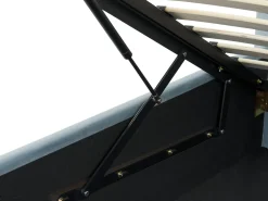 Beliani Sanky Sametti Säilytystila Vaaleansininen 90 X 200 Cm Anet Online