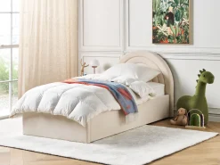 Beliani Sanky Sametti Säilytystila Beige 90 X 200 Cm Anet Store