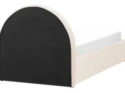 Beliani Sanky Sametti Säilytystila Beige 90 X 200 Cm Anet Store