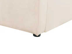 Beliani Sanky Sametti Säilytystila Beige 90 X 200 Cm Anet Store