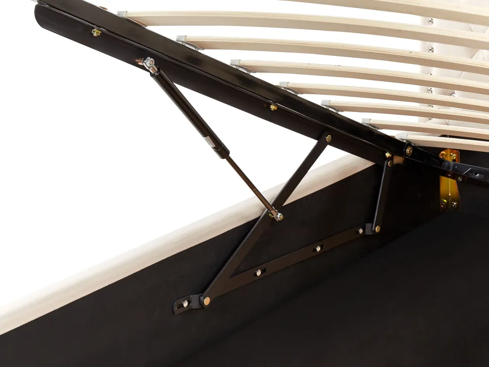 Beliani Sanky Sametti Säilytystila Beige 90 X 200 Cm Metz Outlet