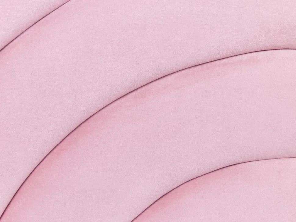 Beliani Sanky Sametti Säilytystila Vaaleanpunainen 90 X 200 Cm Anet Best