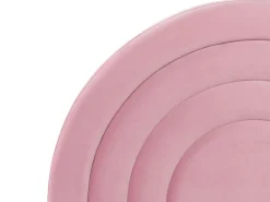 Beliani Sanky Sametti Vaaleanpunainen 90 X 200 Cm Anet Outlet