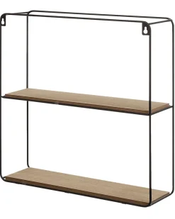Beliani Seinahylly 5 Hyllya Metalli Musta/Vaalea Puu 4 Kpl Brito Cheap