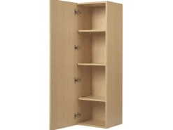 Beliani Seinakaappi 4 Hyllya Vaalea Puu Mataro Online