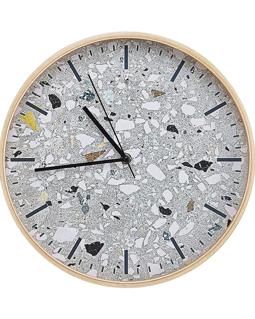 Beliani Seinakello Vaaleanharmaa 31 Cm Gordola Sale