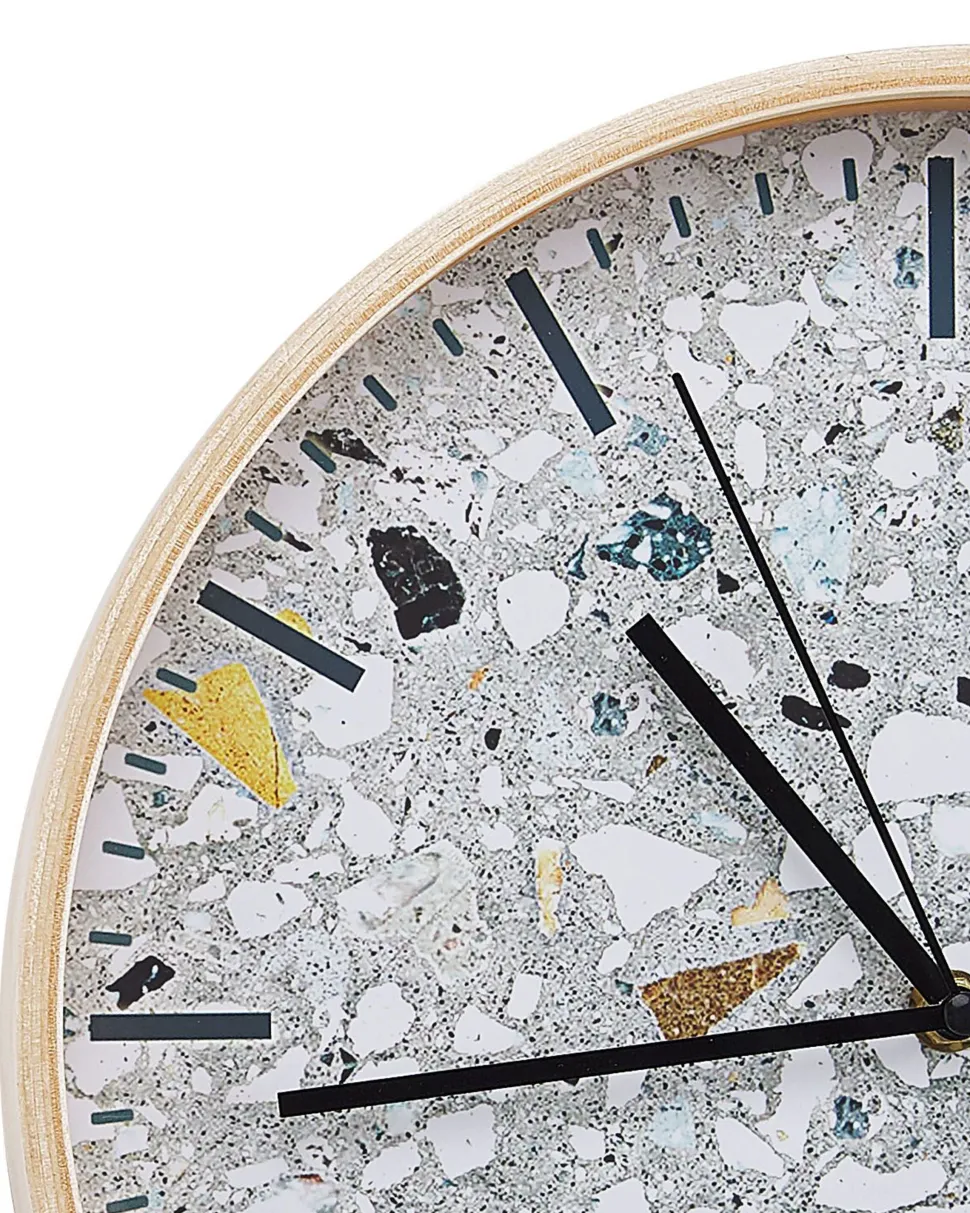 Beliani Seinakello Vaaleanharmaa 31 Cm Gordola Sale