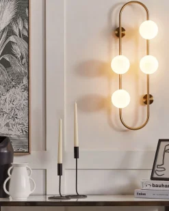 Beliani Seinavalaisin 4 Polttimoa Rauta Kulta Yango Store