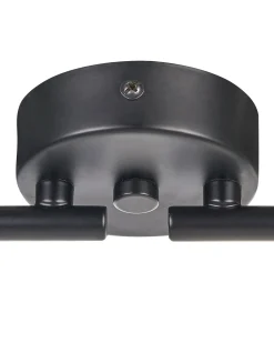 Beliani Seinavalaisin 4 Polttimoa Metalli Musta Erma Discount