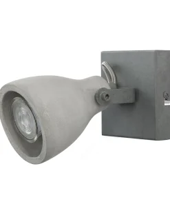 Beliani Seinavalaisin Betoni Vaaleanharmaa 2 Kpl Mistago Best