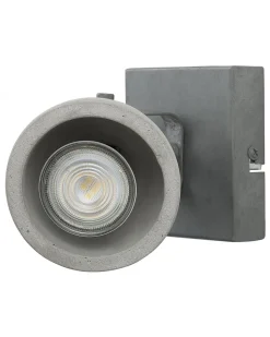 Beliani Seinavalaisin Betoni Vaaleanharmaa 2 Kpl Mistago Best