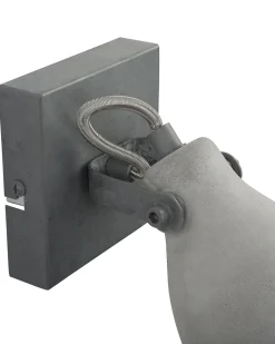 Beliani Seinavalaisin Betoni Vaaleanharmaa 2 Kpl Mistago Best