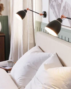 Beliani Seinavalaisin Metalli Grafiitinharmaa 2 Kpl Mississippi Best