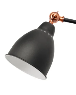 Beliani Seinavalaisin Metalli Grafiitinharmaa 2 Kpl Mississippi Best