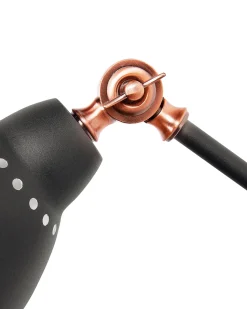 Beliani Seinavalaisin Metalli Grafiitinharmaa 2 Kpl Mississippi Best