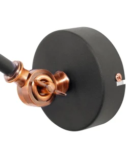 Beliani Seinavalaisin Metalli Grafiitinharmaa 2 Kpl Mississippi Best