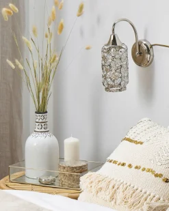 Beliani Seinavalaisin Metalli Hopea Sysola Outlet