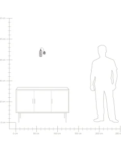 Beliani Seinavalaisin Metalli Hopea Sysola Outlet