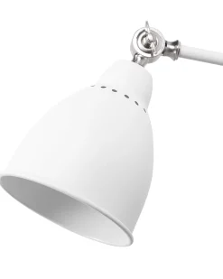 Beliani Seinavalaisin Metalli Korkea Valkoinen Mississippi Shop