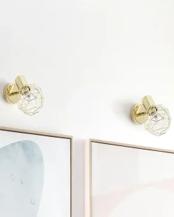 Beliani Seinavalaisin Metalli Kulta 2 Kpl Chenab Outlet