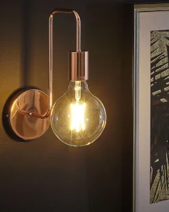 Beliani Seinavalaisin Metalli Kupari Savena Cheap