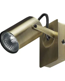 Beliani Seinavalaisin Metalli Messinki 2 Kpl Klip Shop