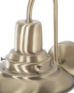 Beliani Seinavalaisin Metalli Messinki Luza Shop