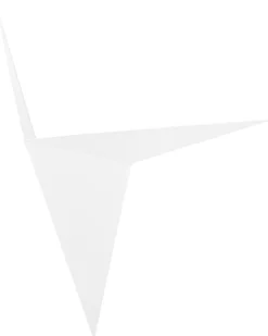 Beliani Seinavalaisin Metalli Valkoinen Briance New