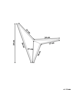 Beliani Seinavalaisin Metalli Valkoinen Briance New