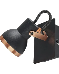 Beliani Seinavalaisin Rauta Musta/Kupari 2 Kpl Baro Sale