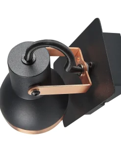 Beliani Seinavalaisin Rauta Musta/Kupari 2 Kpl Baro Sale