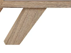 Beliani Senkki 3 Laatikkoa 2 Ovea Vaalea Puu/Valkoinen Forester Store