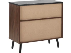 Beliani Senkki 2 Liukuovea 4 Hyllya Tumma Puu Perth Best