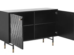 Beliani Senkki 2 Ovea 4 Hyllya Musta Adante Cheap