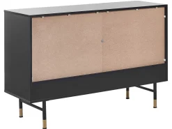 Beliani Senkki 2 Ovea 4 Hyllya Musta Adante Cheap