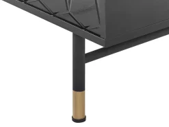 Beliani Senkki 2 Ovea 4 Hyllya Musta Adante Cheap