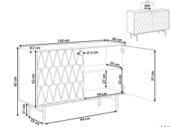 Beliani Senkki 2 Ovea 4 Hyllya Musta Adante Cheap
