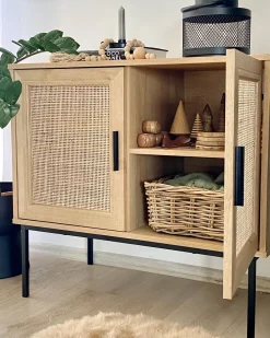 Beliani Senkki 2 Ovea 4 Hyllya Vaalea Puu Pasco Best Sale