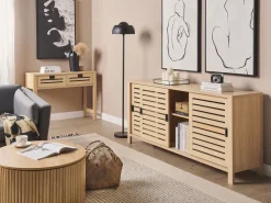 Beliani Senkki 3 Ovea 6 Hyllya Vaalea Puu Randa Cheap