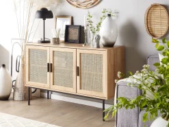 Beliani Senkki 3 Ovea 4 Hyllya Vaalea Puu Pasco Cheap