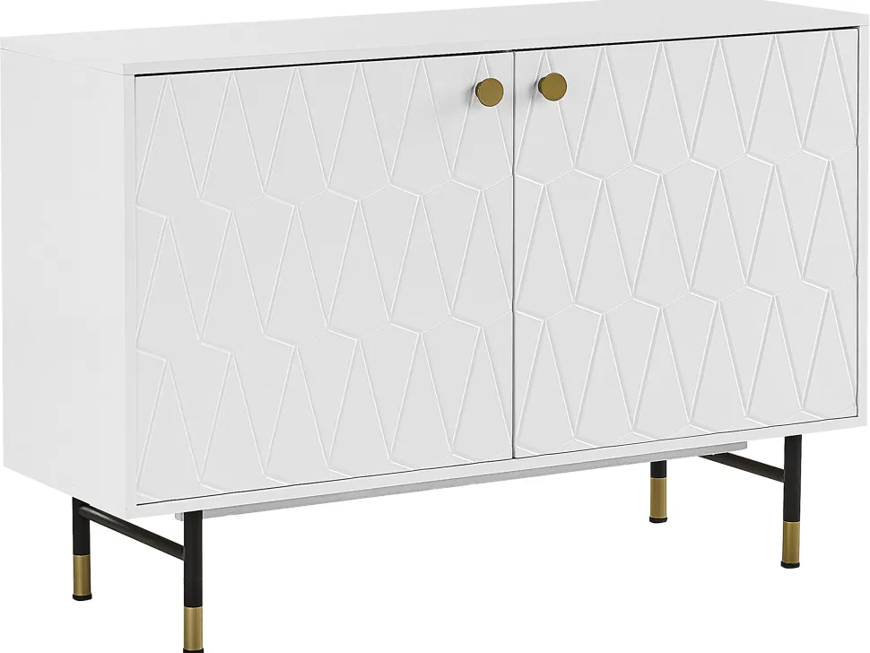 Beliani Senkki 2 Ovea 4 Hyllya Valkoinen Adante Flash Sale