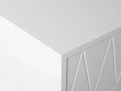 Beliani Senkki 2 Ovea 4 Hyllya Valkoinen Adante Flash Sale