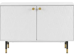 Beliani Senkki 2 Ovea 4 Hyllya Valkoinen Adante Flash Sale