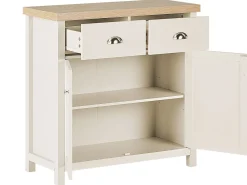 Beliani Senkki 2 Ovea 2 Laatikkoa Kermanvalkoinen/Vaalea Puu Clio Hot